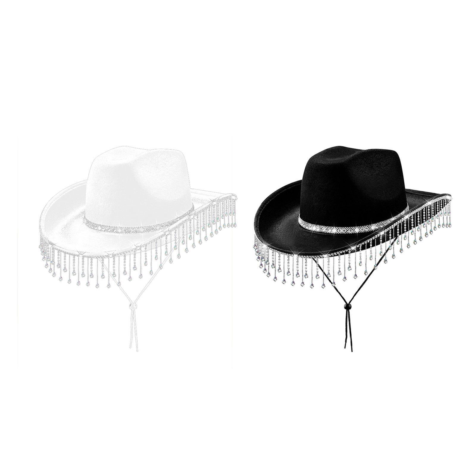 Cowboy Hat Straw - Sombrero de vaquero para mujer con