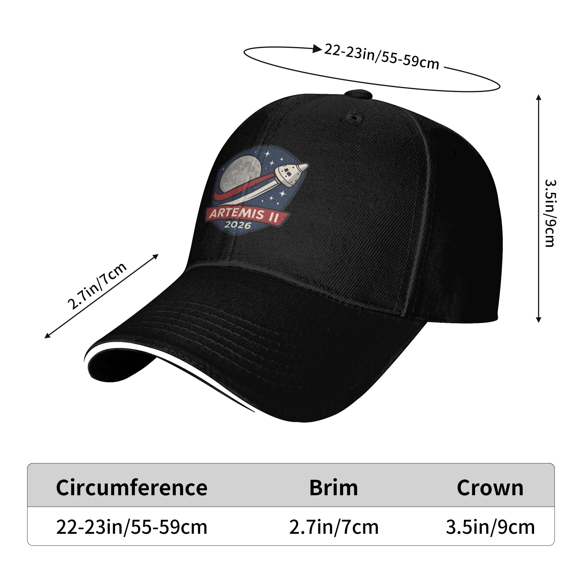 Gorra unisex Artemis II Missio - Golf Cap Dad reseña y precio