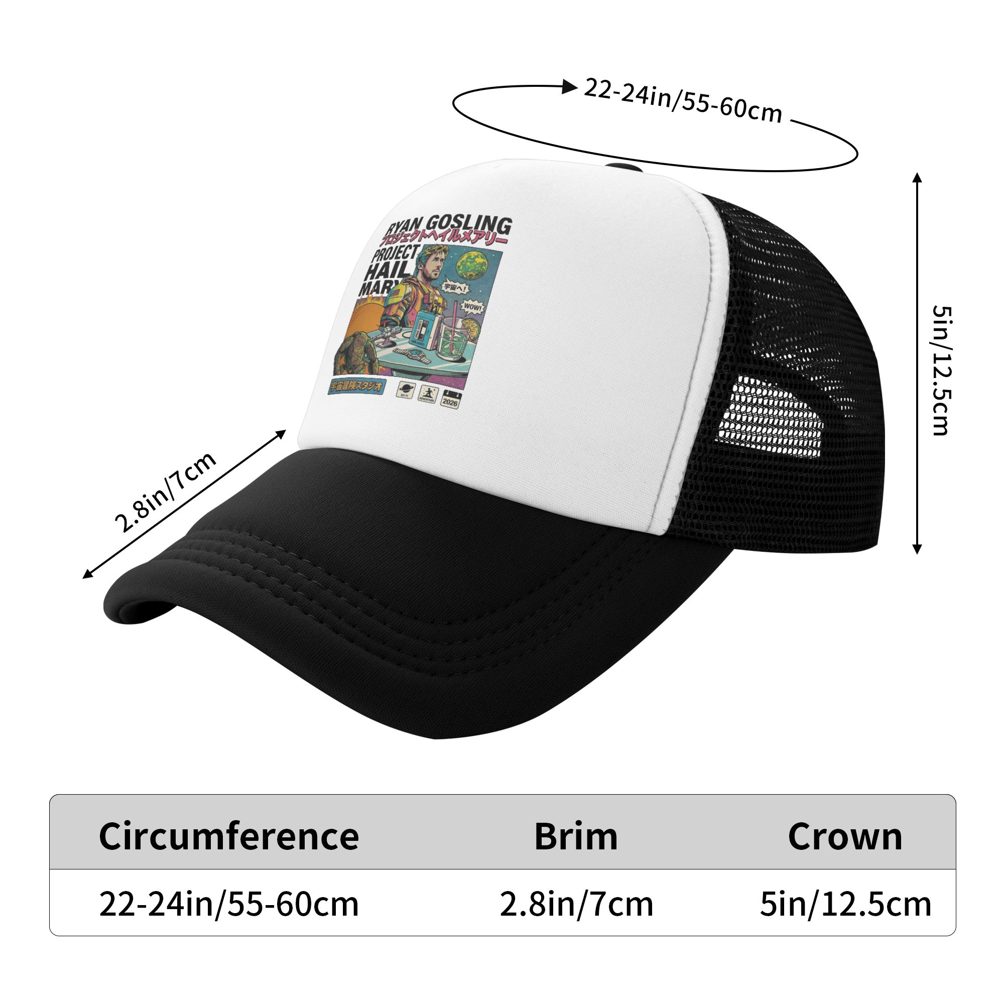 Gorra de camionero Hail Mary p - Golf Cap Dad reseña y precio
