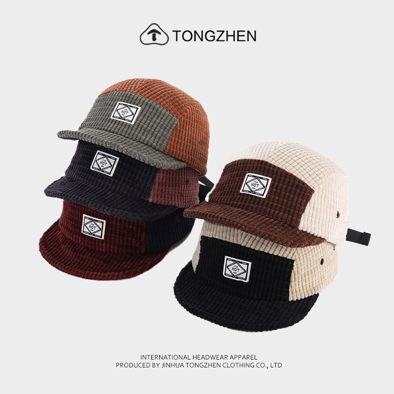 Gorras de béisbol de cinco pan - Corduroy Cap 5 Panel reseña y precio